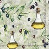 20 Napkins Black Olives on Leaves | Olive | Food