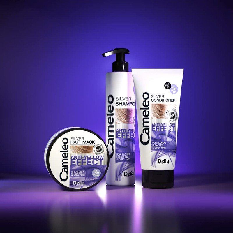 Cameleo - Silver shampoo - no yellow effect - for