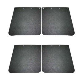 BST BSSP 4PCS Universal 24"x 24" Mud Flaps for Semi Truck Heavy Duty Polymer Mudflaps Mudguards Splash Guard for Commercial Truck Trailer Tractors Freightliner Kenworth Peterbilt