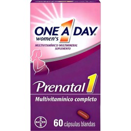 One A Day Multivitaminico Prenatal (60 Softgels) Bayer