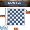 Wood Expressions WE Games Tournament Roll Up Vinyl Chess Board