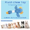 Fuzzilovy Squeaky Dog Toys for Small, Medium, and Large Breeds,
