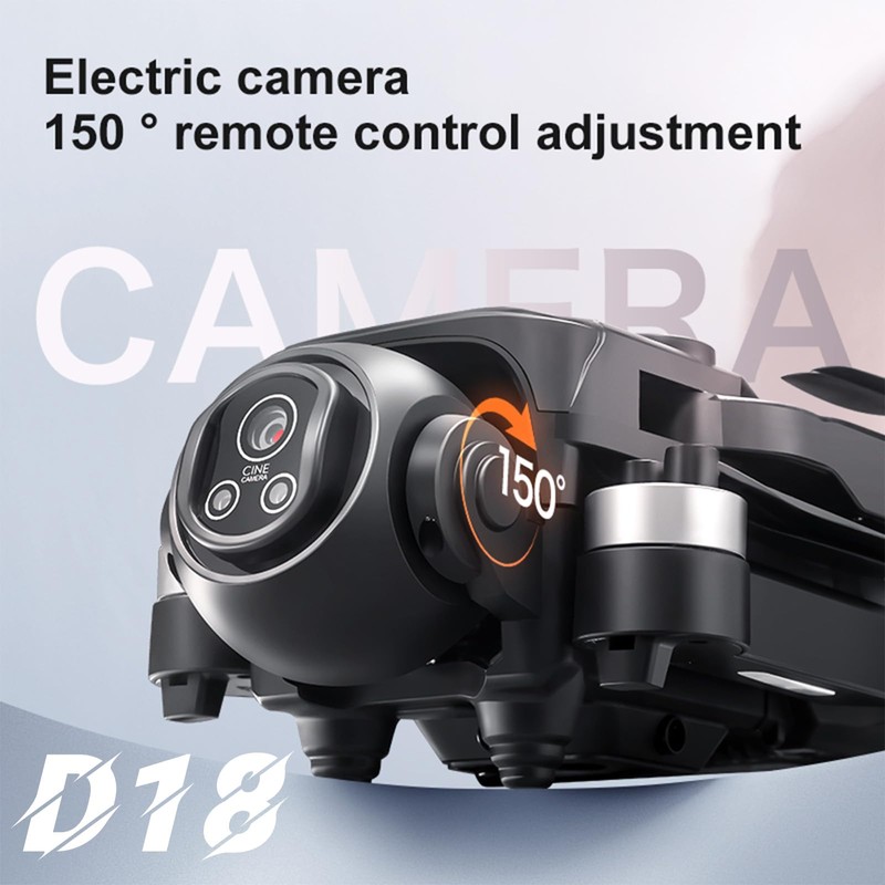 QQCHGOL D18 Drone with Dual Camera for Adults 2K, Foldable
