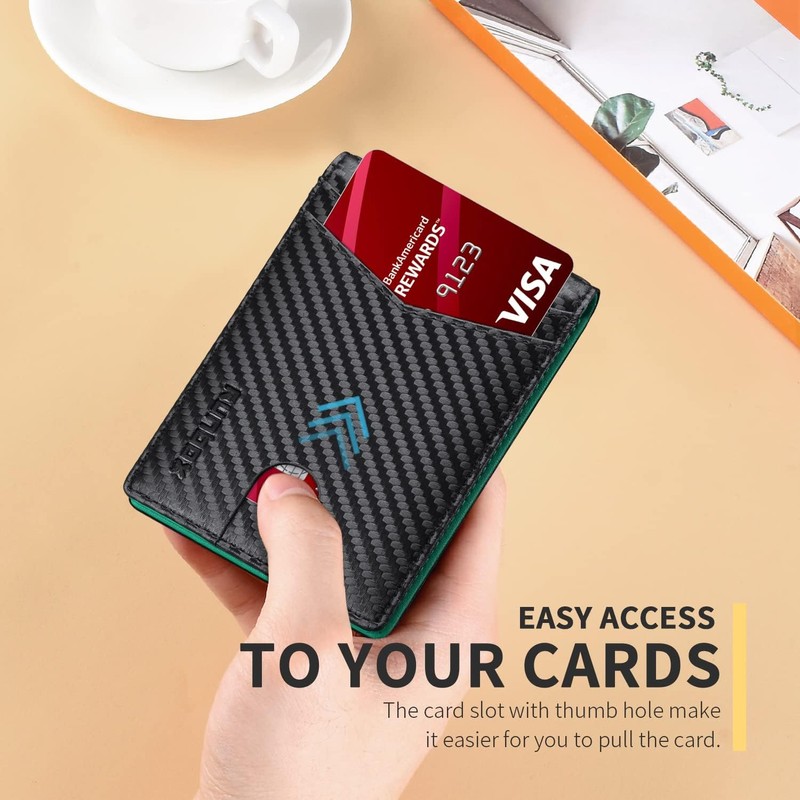 RUNBOX Slim Wallet for Men 15 Slots Ultra Large Capacity