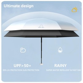 AUSDINAUTO Ultimate Design Umbrella, Compact and Portable Mini Umbrella with UV Protection, Style Meets Durability, rose