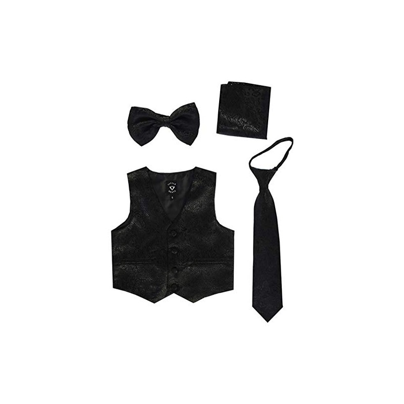 iGirlDress - Conjunto de chaleco de satén formal de 4