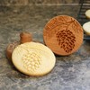 Fun Food Tools, Wood Cookie Stamp, 2.5 Inch (Pine Cone
