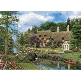 Cobble Walk Cottage by Dominic Davidson Puzzle, 500-Piece