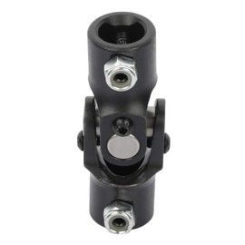 ROADFAR Steering Shaft U-joint Coupler 13/16"-36 Spline * 3/4" DD Chrome Single U-Joint Shaft 83mm