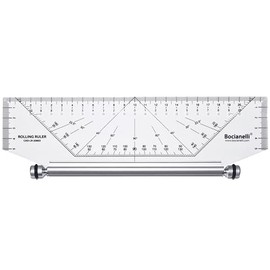 Professional parallel rolling drawing ruler 250mm