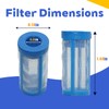Beienz 4-Pack WC8-126Z Pool Air Bleed Filter Kit Compatible with