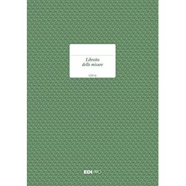 EDIPRO - E2916 - Size Book 47 Numbered Pages f.to 10,5x15