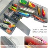 L PATTERN Kunstköder Hecht Set, 158PCS Wobbler Angelköder Kit Popper