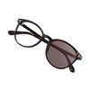 VisionGlobal Bifocal Reading Glasses Photochromic Dark Brown Sunglasses, Classic Retro