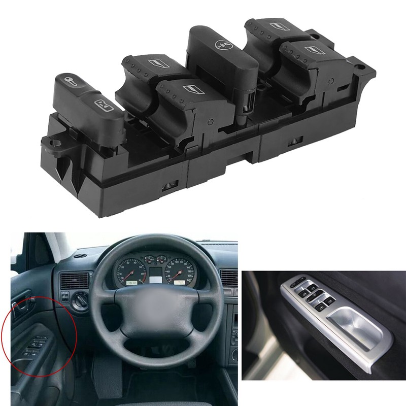 Window Panel Door Master Switch Control for Jetta Passat B5