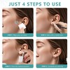 OBTANIM 4 Pack Ear Piercing Gun Disposable Sterile Nose Piercing