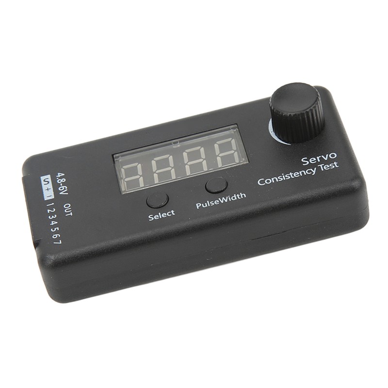 Digital Servo Tester 3 Modes High Accuracy Black Plastic Servo
