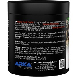 MICROBE-LIFT Pond Algaway Powder - 250 g - Effective Thread Algae Remover for Ponds, Removes Algae Quickly and Prevents Reformation, Environmentally Friendly