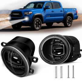 Upgraded LED Fog Lights Assembly Compatible with Tacoma 2016-2023, 4Runner 2014-2023, Tundra 2014-2019, Camry 2007-2014, Corolla 09-14, RAV4 06-12, Yaris 06-13, for RX350 ISF Driving Lamp Accessories