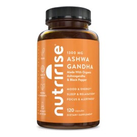 Nutririse Ashwagandha 1300mg Cápsulas 120 Orgánicas
