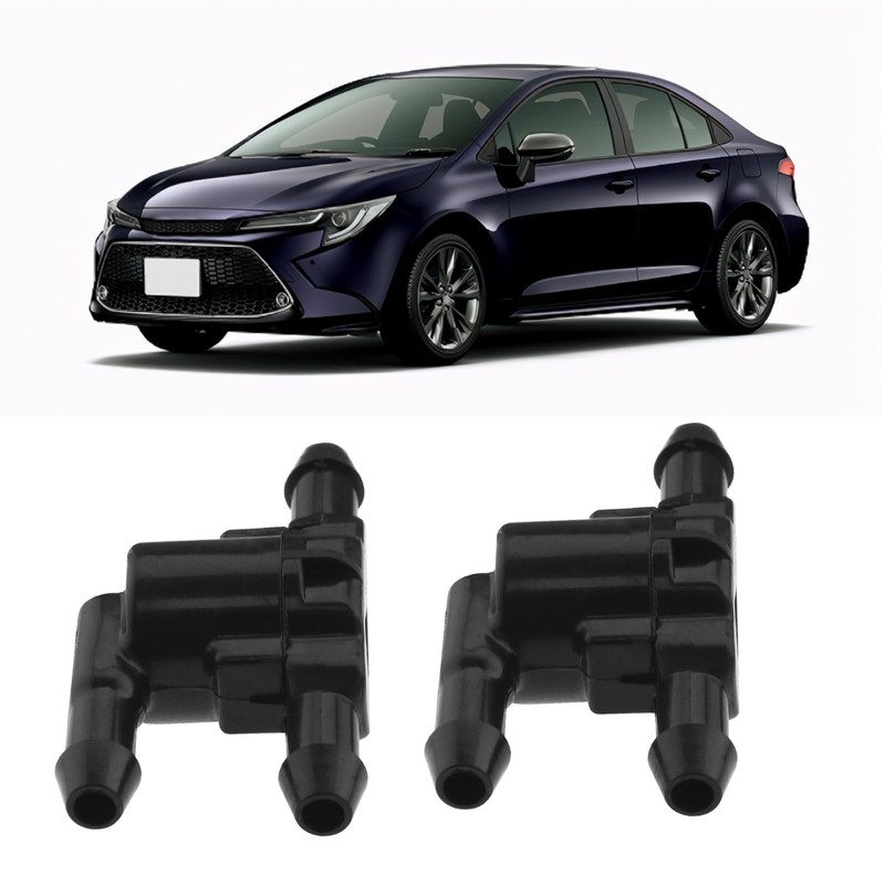 SING F LTD 2PCS Car Windshield Washer Wiper Nozzle Check