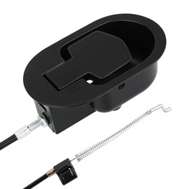 PERFETSELL Universal Sofa Chair Recliner Release Pull Handle Replacement Parts with Cable Metal Couch Style Pull Chair Release Handle fits Ashley and Major Recliner Brands Sofa（Black）