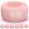White Noise Machine & Alarm Clock 2-in-1, 18 Soothing Sound