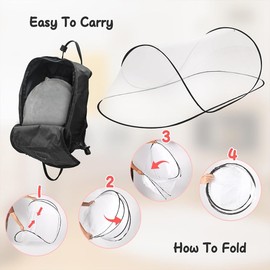 Mosquito Net Pop Up 200 x 80 x 56 cm, Foldable Mosquito Net, Mosquito Net Travel Pop Up, Portable Camping Tent, Family Mosquito Net Bed, Travel Mosquito Net Bed, Suitable for Home and Camping