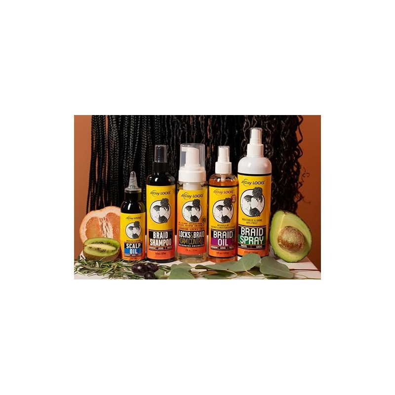 AllDay Locks Braid Spray (12 oz) | Alleviates Itchy &