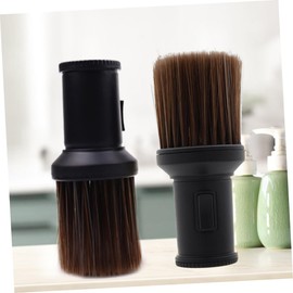 BIUDECO Soft Hair Brush for Barbershop Neck Duster Brush for Barber Cutting Black Barber Hairdressing Brush