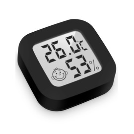 Digital Hygrometer Indoor Mini Thermometer Thermo-Hygrometer with High Accuracy, Temperature and Humidity Meter Hydrometer Moisture Digital for Baby Room, Living Room, Office