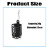 Pack of 10 Fishing Metal Cage Fishing Feeder Basket Feeder