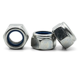 Hippo Hardware M5 (5mm) Nyloc Nylon Insert Locking Nuts A4 Marine Grade Stainless Steel (Pack of 5)