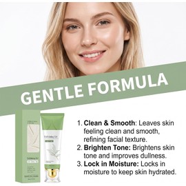Gel exfoliante de triple enzima, gel exfoliante con té verde (3pcs) Exfoliante facial de poros profundos, Gel hidratante que limpia la piel, Exfoliante facial suave, Ilumina el tono, Nutre la
