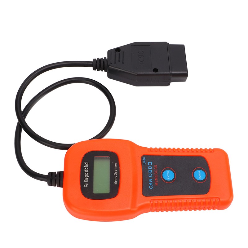 U480 Car OBD2 Diagnostic Scanner LCD Display 10‑12V DC Universal