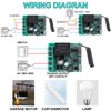 433MHZ FR Wireless Remote Control Switch Wireless 1 Channels: AC