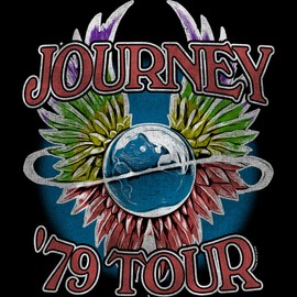 Premium Collection Journey Tour '79 Mens SComfort Colors T Shirt Classic Rock Vintage Style Graphic Tees Pepper