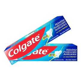 Kit 2 Pastas Dental Colgate Máxima Proteccion 100 Ml C/u