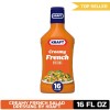 Kraft Creamy French Salad Dressing, 16 fl oz Bottle