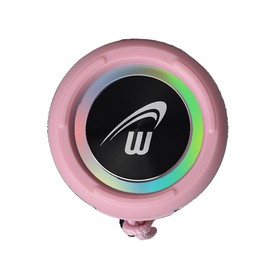 WorryFree Gadgets Portable Bluetooth Speakers, 20W Loud Stereo Sound, Deep Bass, IP66 Waterproof, Bluetooth 5.0, RGB Lights, Dual Pairing, Wireless Speaker for Home, Outdoor, Party, Beach etc (Pink)