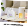 CAXUSD 6pcs Refillable Lavender Sachet Bags with Drawstring Closure Lightweight