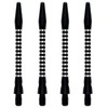 WINMAU Black, Pink and Silver Aluminium Dart Shafts (Stems) in