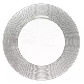 Chargeit By Jay Circus Charger Silver 13” Plate P1103
