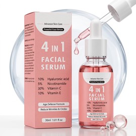 Face Lift Serum, Instant Firming Face Serum for Skin Tightening, Smooths Fine Lines & Wrinkles, Anti-Aging Treatment for All Skin Types, 1 Fl Oz