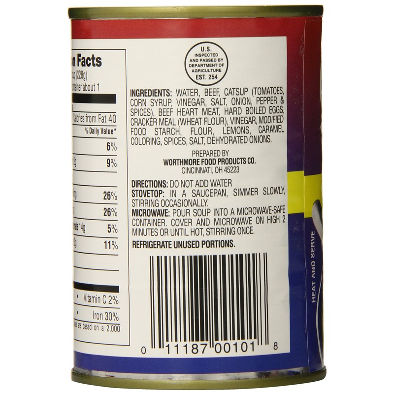 Worthmore Mock Turtle Soup, 10-ounces (Pack of12)