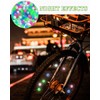 KGDUYC 108pcs Bicycle Spoke Clicker, Children's Bicycle Accessories Spoke Clips