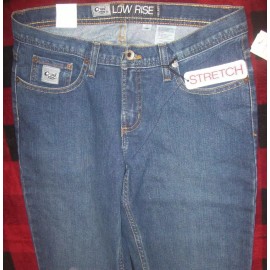 Cruel Girl Low Rise 9 Long Relaxed Stretch Boot Cut Jeans (B52)