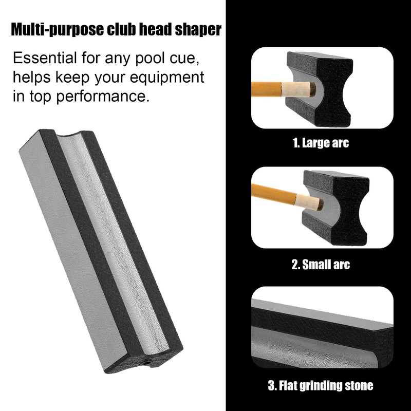 Gosknor Pool Cue Tips Shaper, Pool Stick Tip Repair Tool