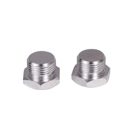 2pcs 18mm M18X1.5 O2 Oxygen Sensor Plugs Bungs for Exhaust Pipe