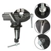 findmall 3.15 Inch 360° Swivel Portable Table Bench Vice Clamp